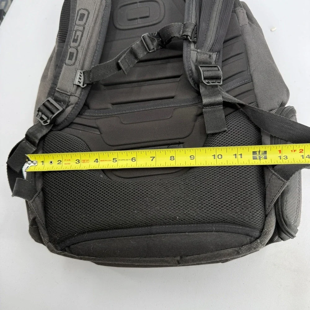OGIO Renegade RSS Backpack Mens OS Black Gray Laptop Tech Travel Carry on Bag
